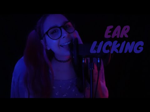 ASMR Intense & Wet Ear Licking with Tapping