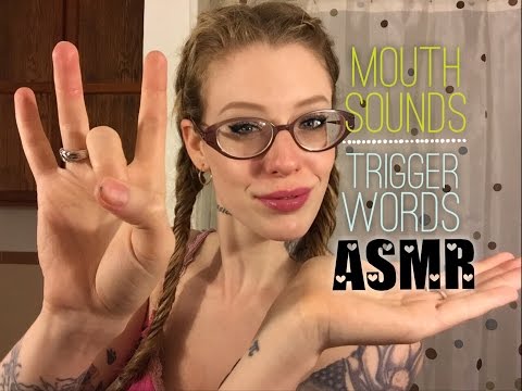 ASMR **SUPER TINGLY** Trigger Words | Mouth Sounds | Hand Movements