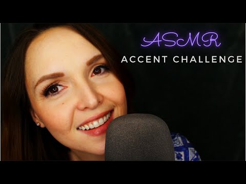 ASMR Ear to Ear Whispering || ACCENT CHALLENGE