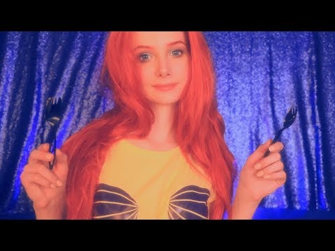 ASMR Little Mermaid 🌊 Doing Your Makeup Role Play