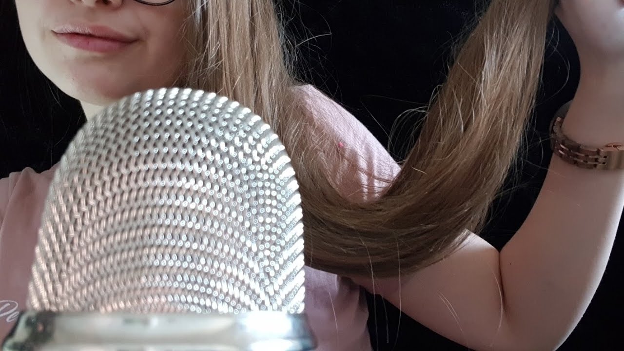 Brushing my hip length hair + hairplay | ASMR