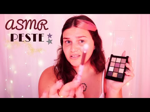 ASMR⎪ROLEPLAY : UNE PESTE TE MAQUILLE 💄 (+ Chewing gum)