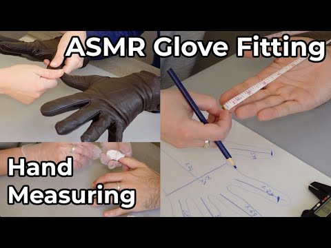 ASMR Hand Measuring for Leather Glove Fitting (Soft Spoken Relaxing Roleplay)