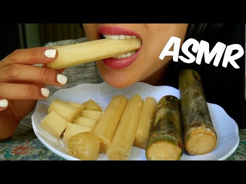 ASMR Sugarcane (Crunchy and Juicy EATING SOUNDS) | SAS-ASMR