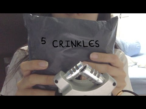 [ASMR] 5 Crinkle Items