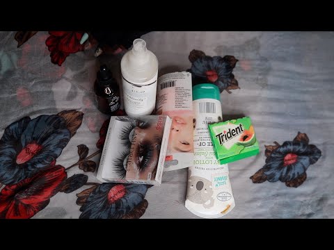 Random Beauty Products Triggers ASMR Trident Chewing Gum