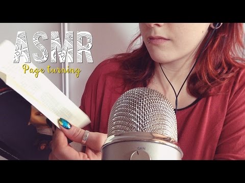 ASMR Français ~ Page turning / bruits de pages, tapping, scratching, sticky fingers