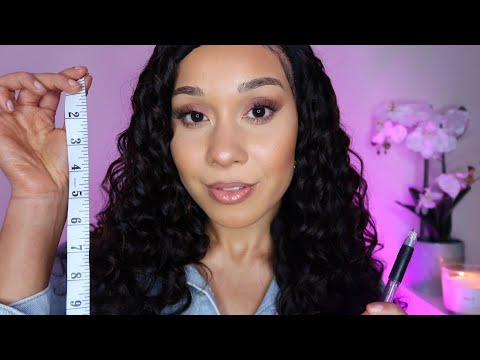 ASMR  EXTREMELY Relaxing Face Measuring RP 📏