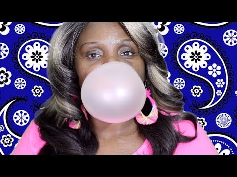 ASMR Mouth Sounds Chewing Bubble Yum Gum