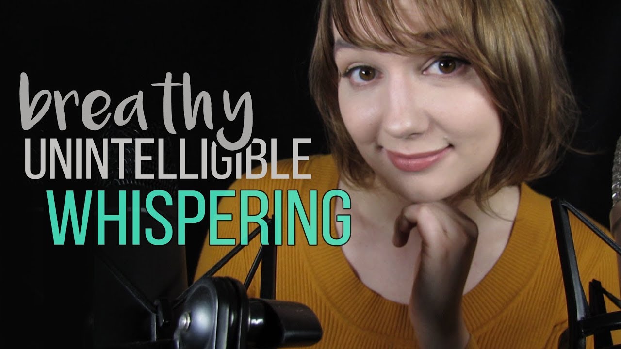 ASMR Breathy Ear to Ear Unintelligible Whisper (Just for you!)