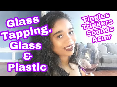 Glass tapping and plastic cup tapping asmr