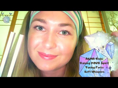 ASMR by P.A.R. ~ ASMR Reiki "Raising YOUR Spirit", Tuning Forks, Soft Whispers, **SURPRISE AT END**