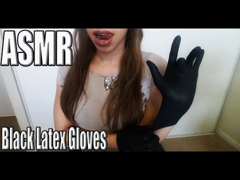 {ASMR} Black Gloves | relaxing