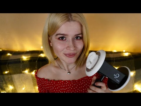 Gently whispering your name in your ears ❤️ ASMR 3Dio binaural mouth sounds, breathing, tapping