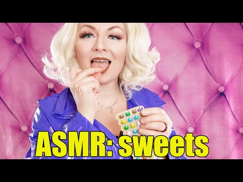 ASMR: sweets, eating with braces