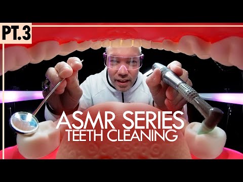 Dentist Teeth Checkup & Cleaning 🦷 Dental Polishing, Brushing & Clean Mouth Eye 👀 Pt.3 (ASMR, RP)