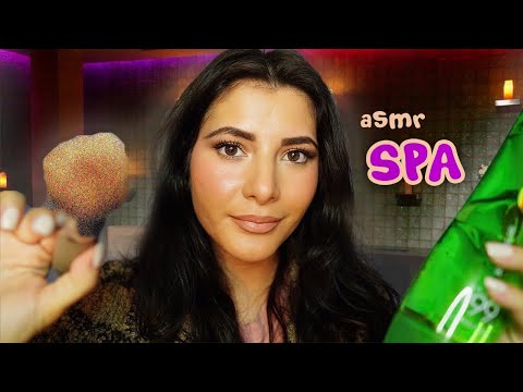 ASMR Cozy Spa Roleplay (Whispered, Layered Sounds)
