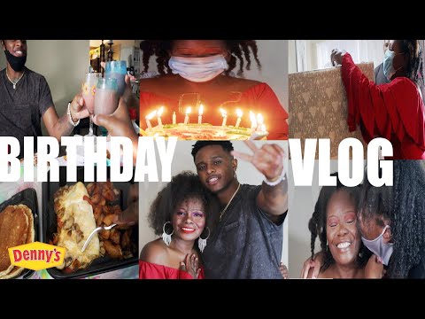 TODAY IS MY BIRTHDAY | MAKEUP | SURPRISE GIFTS | DENNY'S