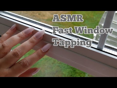 ASMR Fast Window Tapping(Lo-fi)