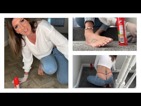 ASMR Dusting and Polishing - Baseboard and Woodwork Cleaning Clean With Me