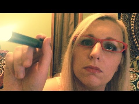 ASMR Friend Removing Matter in Eye | Close Up with Pen Light