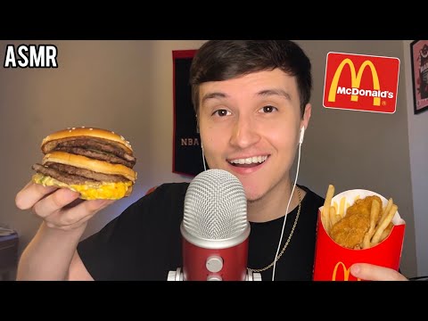 ASMR | *NEW* McDonald’s Double Big Mac Burger Mukbang 🍔🍟 (eating sounds)