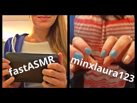 ASMR ♥ Binaural Fast Tapping (feat. Minxlaura123)