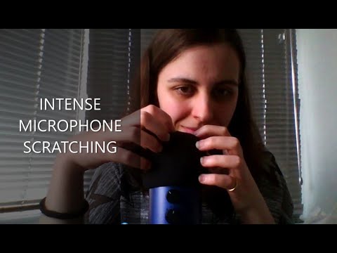 ASMR Intense & Aggressive Mic Scratching with Nails - 1 Trigger Only - No Talking