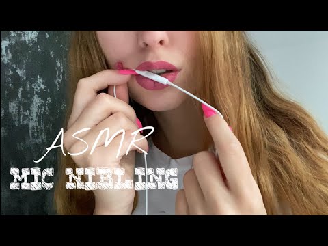 ASMR | MIC NIBBLING with WET MOUTH SOUNDS👄