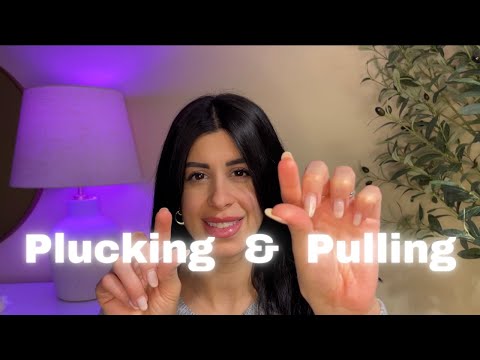 Plucking Negative Thoughts With Positive Affirmations | ASMR