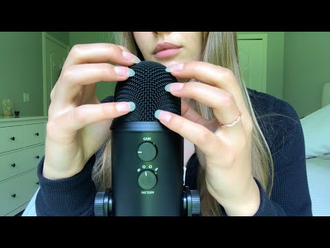 ASMR loud & aggressive mic scratching with some visuals