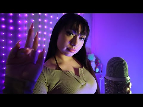 ASMR Hand Movements & Inaudible Whispers | Haircut, Plucking, Scratching