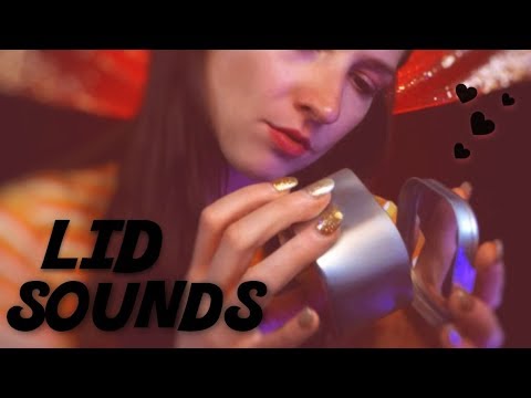 ASMR LiD Sounds 😍  Ear To Ear With Overlapping Sounds ~ Tapping [No Talking..]