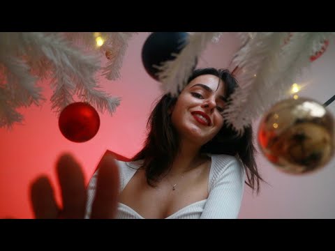 ASMR mom finds you hiding under the christmas tree 🎄 (soft spoken) ✨ up-close personal attention