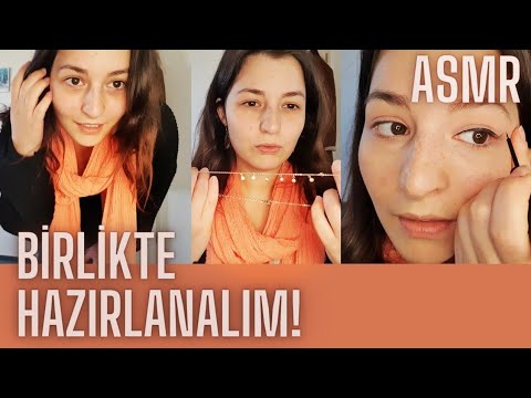 ASMR Türkçe | Benimle Hazırlan: Kombin, Takı, Saç, Makyaj ve Sohbet. 🤍 [ENG Sub]