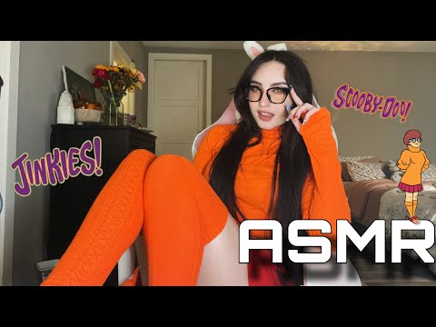 🧡ASMR | 30+ Minutes of Mic Triggers, Clicky Tapping & Scratching, Mouth Sounds ( Velma Cosplay )🧡