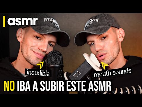 ASMR español mouth sounds e inaudible