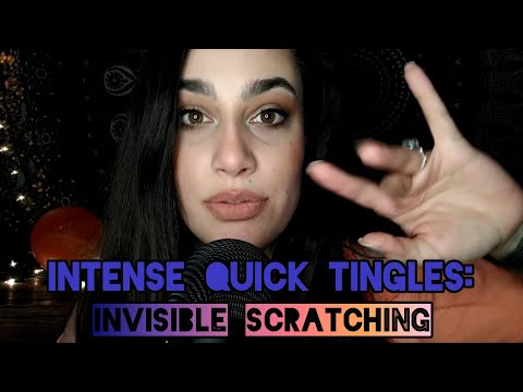 ASMR | Fast & Aggressive Invisible Scratching (Quick Tingles✨)