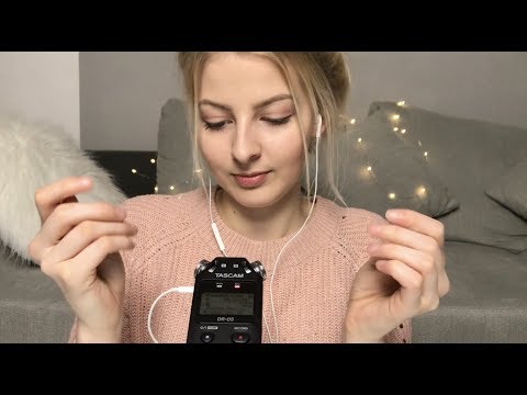 [ASMR] ♡ Mein Vorstellungsvideo und entspannter Mikrofontest | german/deutsch
