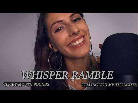 ASMR Close Up Whisper Ramble 🌙| АСМР На Български | Clicky Mouth Sounds👄