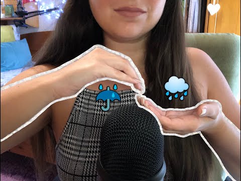 ASMR - Hand Sounds in a Rainy Day - No talking