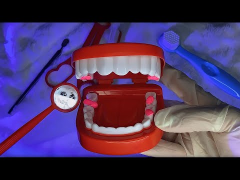 ASMR Dentist Cleans Your Dirty Teeth (Scraping, Flossing, Cavities Check)
