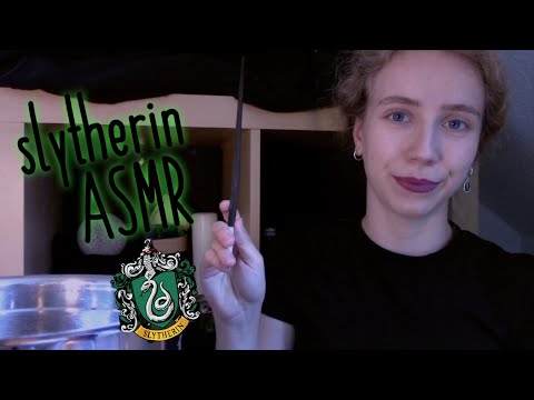 [ASMR] Slytherin Student brews a potion with You 🐍🖤 (Role-Play)