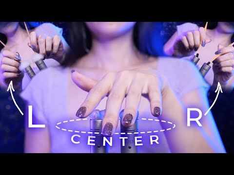 ASMR Triggers from Left, Right and Center of Your Brain (No Talking)