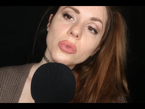 ASMR MOUTH SOUNDS - INAUDIBLE/UNINTELLIGIBLE WHISPERING WITH HAND MOVEMENTS