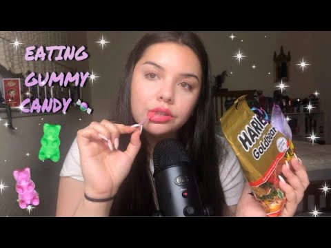 ASMR** EATING GUMMY CANDYS🍬💘 (chewing and mouth sounds)