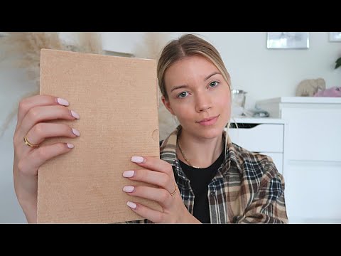 ASMR Tapping and Scratching on paper box with long nails