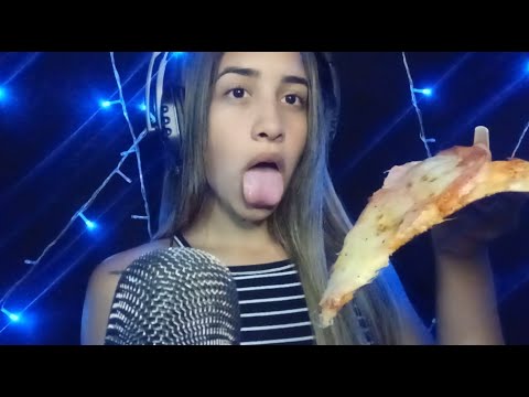 ASMR BLUE YETI - COMIENDO PIZZA 🍕 + STORYTIME "ME FUE INFI3L"