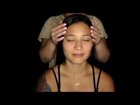 [ASMR] Relaxing Light Touch Massage (Whisper)