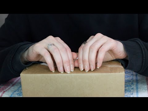 ASMR Whisper Unboxing Package | Tapping, Scratching Crinkle Sounds (No Talking)
